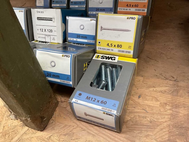 13 dozen bouten ringen houtschroeven - afbeelding 5 van  7