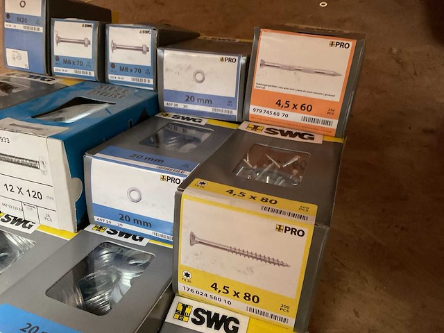 13 dozen bouten ringen houtschroeven - afbeelding 6 van  7