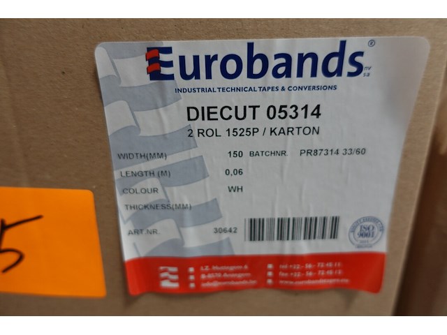 13 dozen etiquetten (2 rollen per karton) - afbeelding 4 van  5