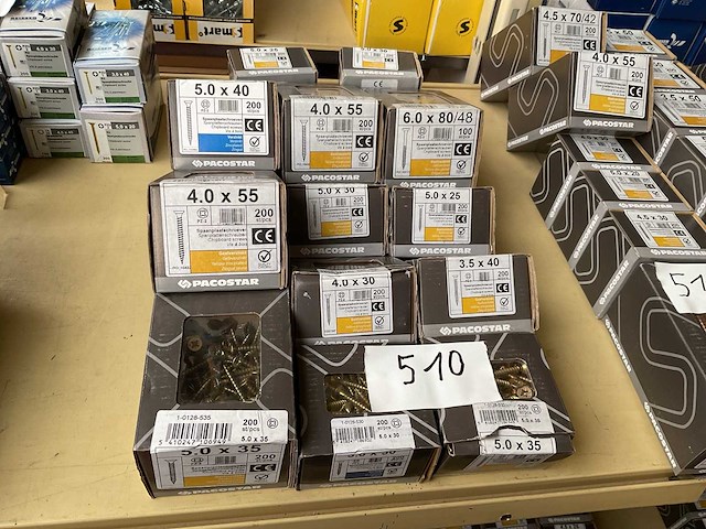 13 dozen houtschroeven - afbeelding 1 van  6