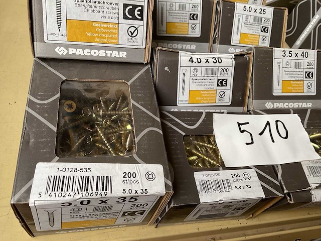 13 dozen houtschroeven - afbeelding 3 van  6