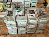 13 dozen inox houtschroeven