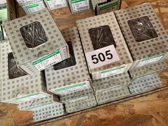13 dozen inox houtschroeven - afbeelding 3 van  5