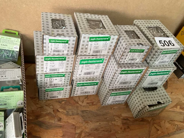 13 dozen inox houtschroeven - afbeelding 4 van  4