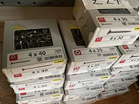 13 dozen inox houtschroeven - afbeelding 3 van  4