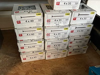 13 dozen inox houtschroeven - afbeelding 4 van  4