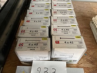13 dozen inox houtschroeven - afbeelding 4 van  5