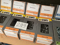 13 dozen staalnagels en houtschroeven - afbeelding 4 van  6