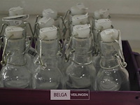 13 mini glazen flesjes - afbeelding 3 van  3