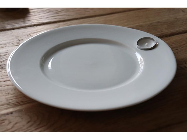 13 porseleinen borden philippe deshoulieres - afbeelding 2 van  3