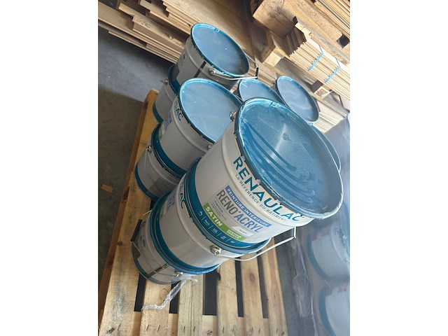 13 potten renaulac acryl binnenverf 12l - afbeelding 1 van  1