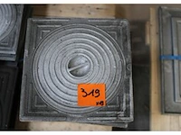 13 x alu deksel toezichtput ø160mm km=200x200mm