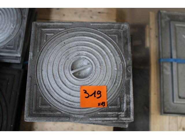 13 x alu deksel toezichtput ø160mm km=200x200mm - afbeelding 1 van  2