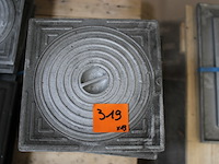 13 x alu deksel toezichtput ø160mm km=200x200mm - afbeelding 1 van  4