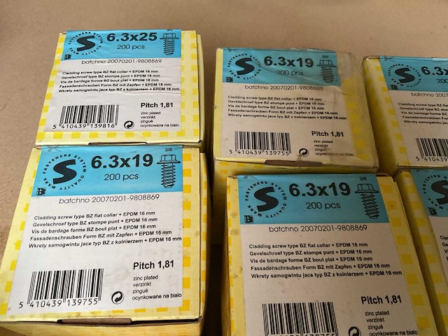 13 x dozen gevelschroeven - afbeelding 4 van  7