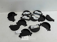 13 x eindstop 80mm bruin pvc regenafvoer - afbeelding 1 van  3