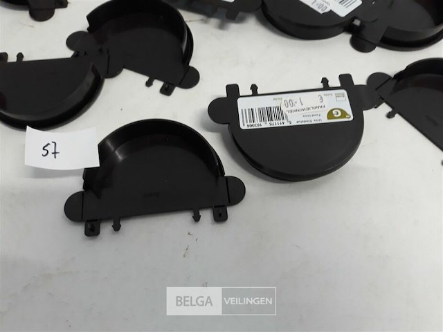 13 x eindstop 80mm bruin pvc regenafvoer - afbeelding 3 van  3