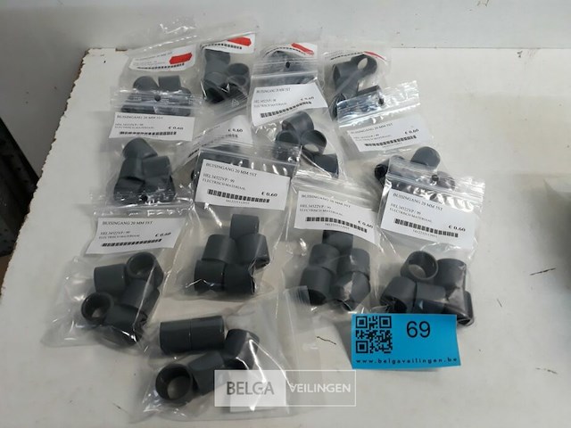 13 x eindtul voor pvc buis 20 mm grijs 5 stuks - afbeelding 1 van  3