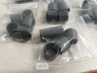 13 x eindtul voor pvc buis 20 mm grijs 5 stuks - afbeelding 3 van  3