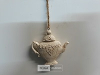 13 x hangdeco theepot 7 cm - afbeelding 3 van  3