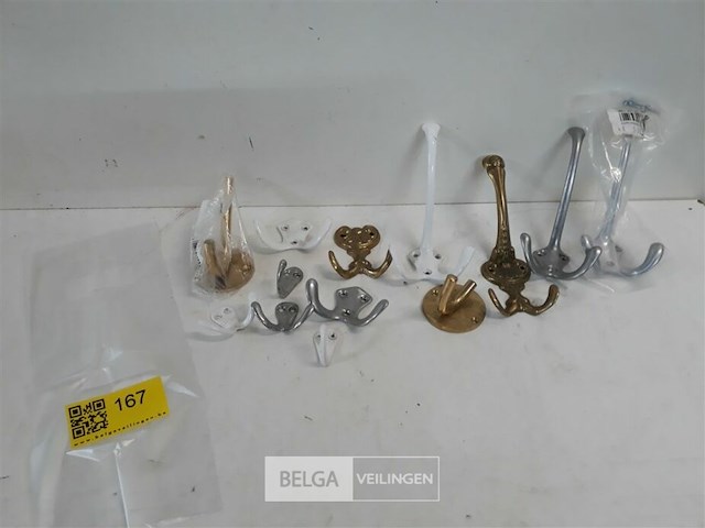 13 x kapstokhaken mix - afbeelding 1 van  3