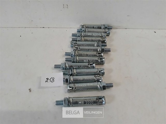 13 x keilbout verzinkt m8 x75x50 - afbeelding 1 van  3