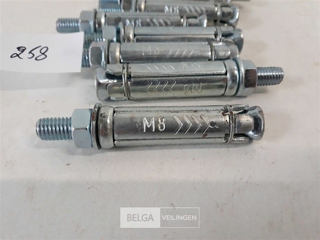 13 x keilbout verzinkt m8 x75x50 - afbeelding 3 van  3