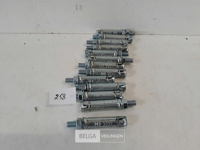 13 x keilbout verzinkt m8 x75x50 - afbeelding 1 van  3