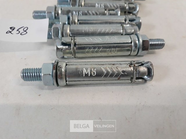 13 x keilbout verzinkt m8 x75x50 - afbeelding 3 van  3
