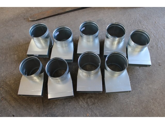 13 x mecano t 90° horizont. 55x220 ø200 - afbeelding 1 van  2