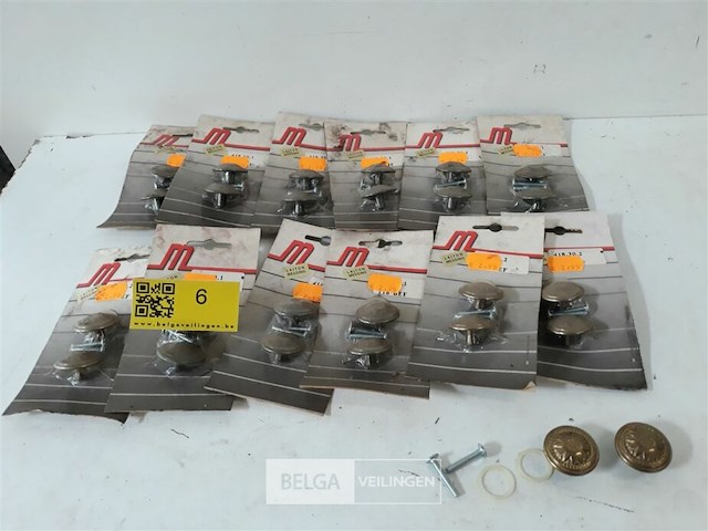13 x meubeltop messing 30 mm 2 stuks - afbeelding 2 van  3