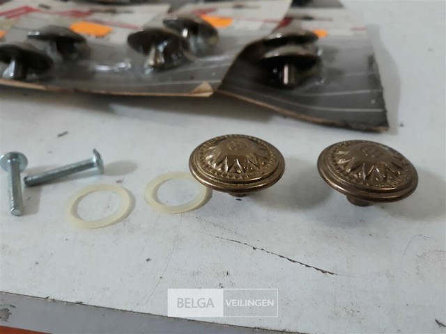 13 x meubeltop messing 30 mm 2 stuks - afbeelding 3 van  3