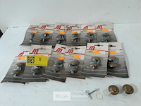 13 x meubeltop messing 30 mm 2 stuks