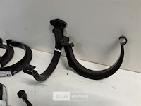 13 x ophangbeugel 125mm bruin pvc regenafvoer - afbeelding 3 van  3