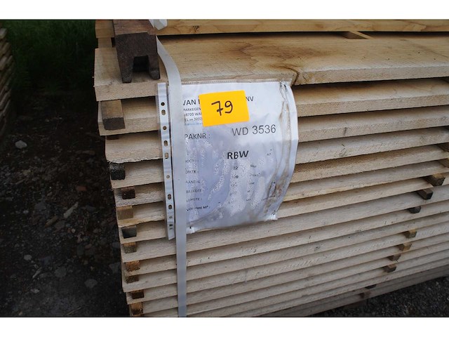 1,30 m³ eiken planken 22mm - afbeelding 2 van  4