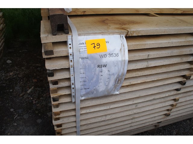1,30 m³ eiken planken 22mm - afbeelding 2 van  4