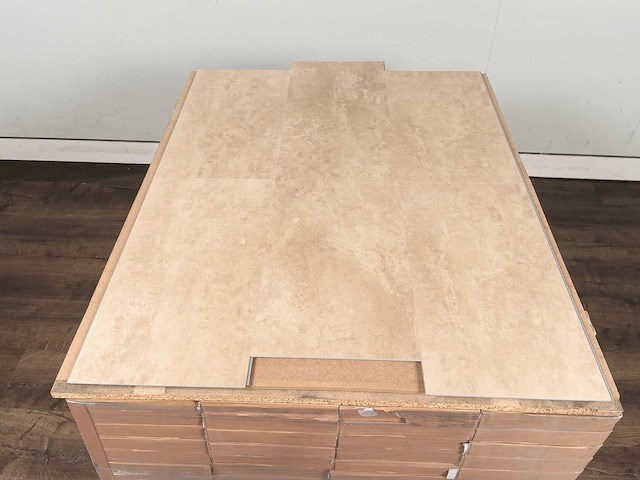 130 m2 pvc click vinyl tegel met xps onderlaag - 610 x 305 x 5 mm - afbeelding 3 van  4
