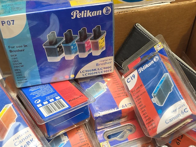 (130x) inktpatronen voor printers pelikan mix:... - afbeelding 1 van  4