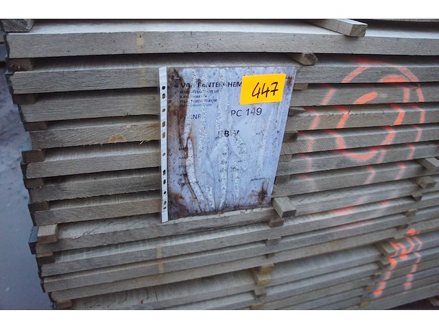 1,31 m³ eiken planken 30mm - afbeelding 2 van  4