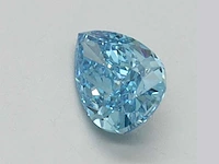 1,32 ct pear cut lichtblauwe topaas – glacier blue - afbeelding 2 van  3