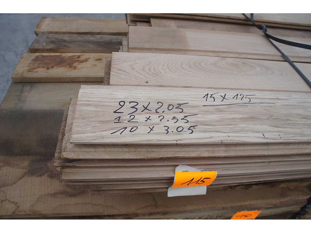 13,53 m² eiken planchetten 15mm - afbeelding 2 van  5