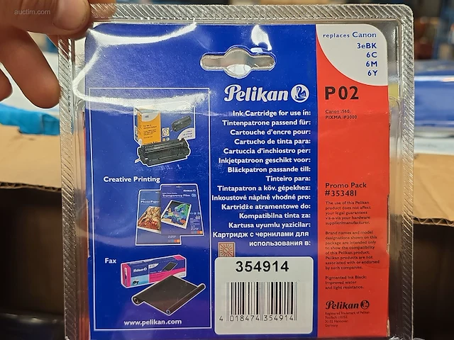 (135x) inktpatronen voor printers pelikan p02 - afbeelding 3 van  5