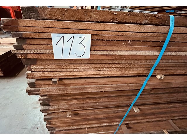 136,7 m² patagonische notelaar ovendroog gezaagd - afbeelding 2 van  5