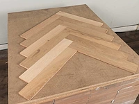 138 m2 parket eiken visgraat onbehandeld mutliplank - 540 x 90 x 12 mm - afbeelding 4 van  4