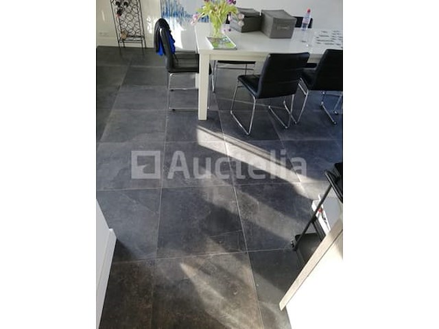 138m² la blue nero 60x60, steen-effect, porseleinen steengoedvloer en -muur, nieuw verpakt - afbeelding 1 van  3