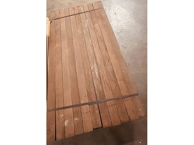 13,9 m² afrormosia brut ovendroog - afbeelding 1 van  5