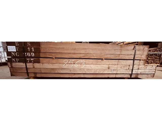 13,9 m² afrormosia brut ovendroog - afbeelding 2 van  5