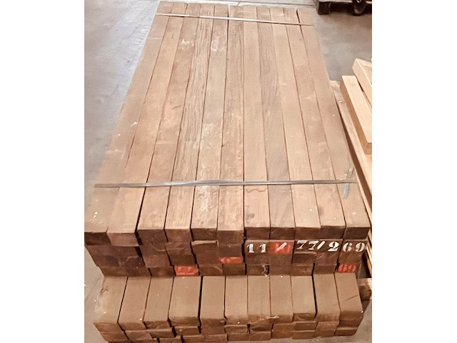 13,9 m² afrormosia brut ovendroog - afbeelding 5 van  5
