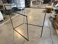 (13x) 2-delige metalen tafelframes nn - afbeelding 3 van  8