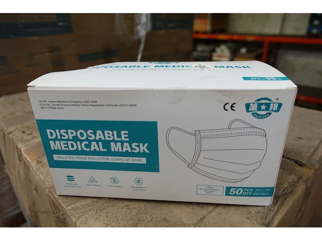 13x 2000 mondmaskers - afbeelding 4 van  4